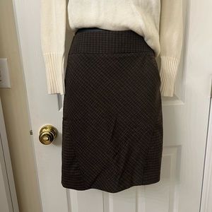 The Limited Brown pencil skirt